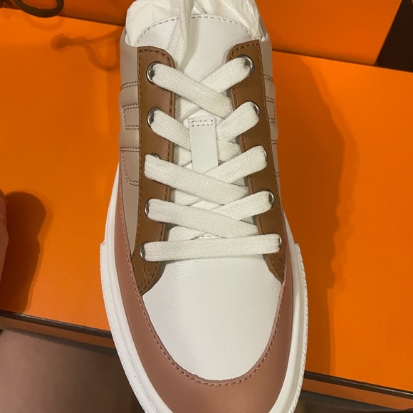 Hermes Deep Sneaker Multicolore Blanc Gomme - Picture 3 of 5